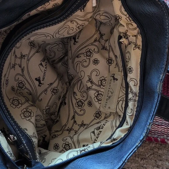 Montana West Studded Handbag with Fringe Accents - Picture 10 of 15